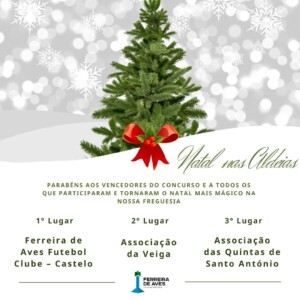 Natal nas Aldeias - 2023 - Resultado - Junta de Freguesia de Ferreira de Aves