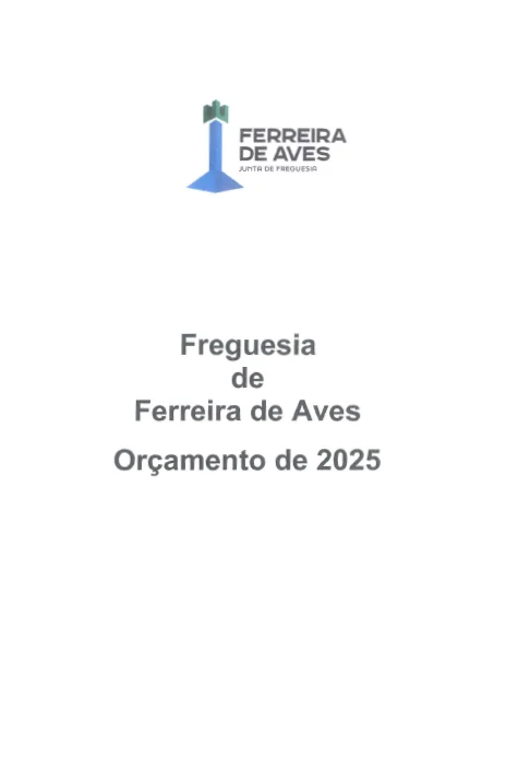 Orçamento 2025 | Ferreira de Aves
